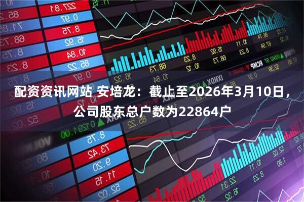 配资资讯网站 安培龙：截止至2026年3月10日，公司股东总户数为22864户