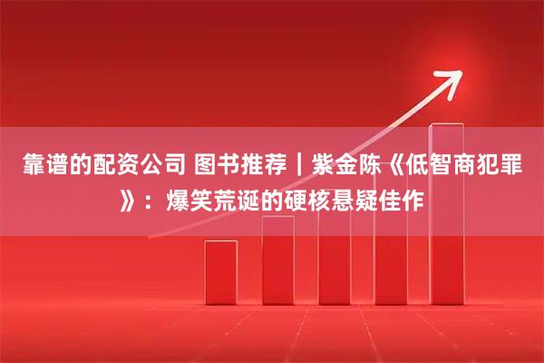靠谱的配资公司 图书推荐｜紫金陈《低智商犯罪》：爆笑荒诞的硬核悬疑佳作